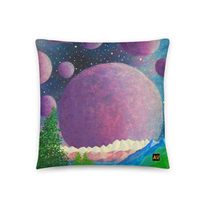 Purple Rogues Throw Pillow