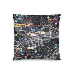 You Are Here Breckenridge Throw Pillow