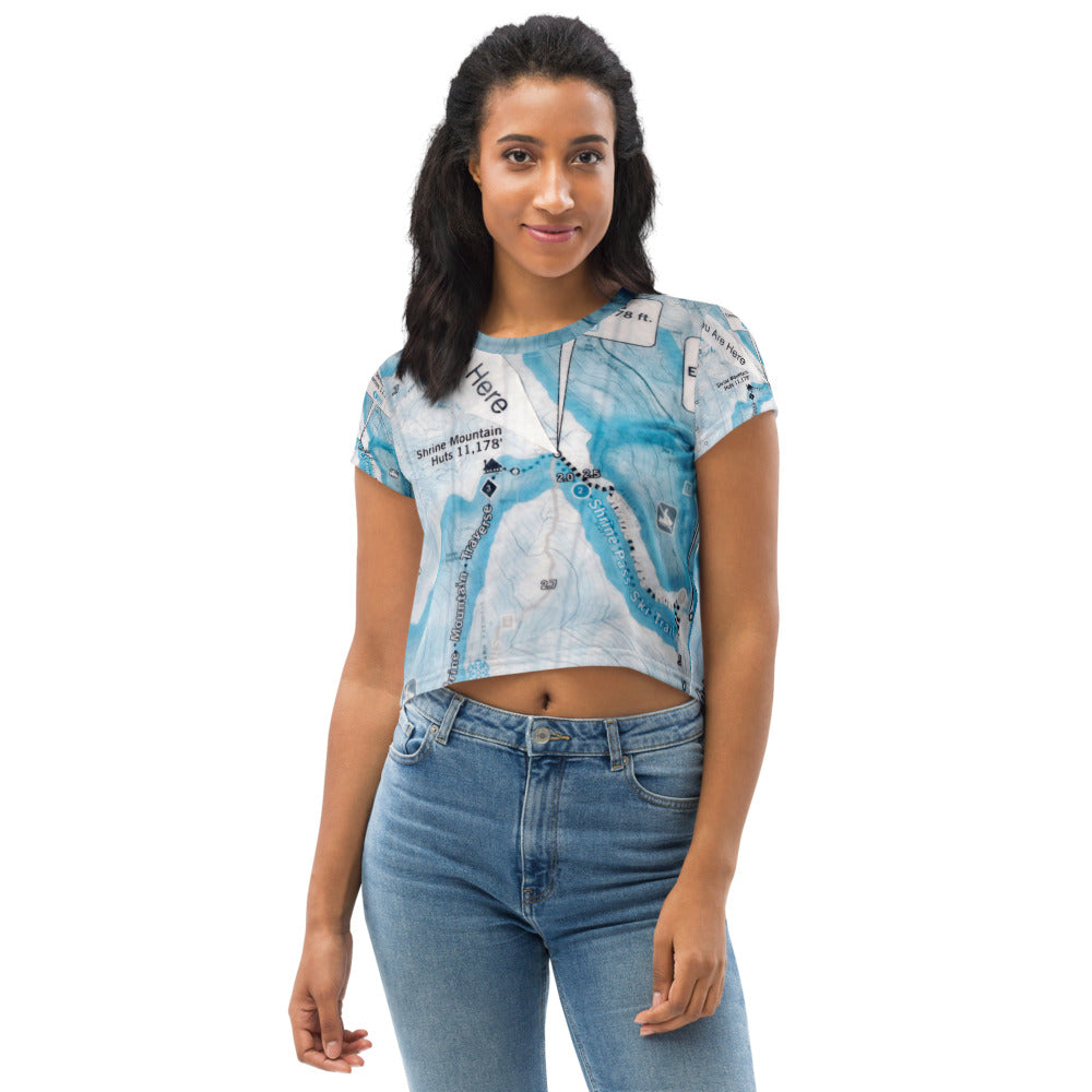 You Are Here Shrine Pass Crop Top