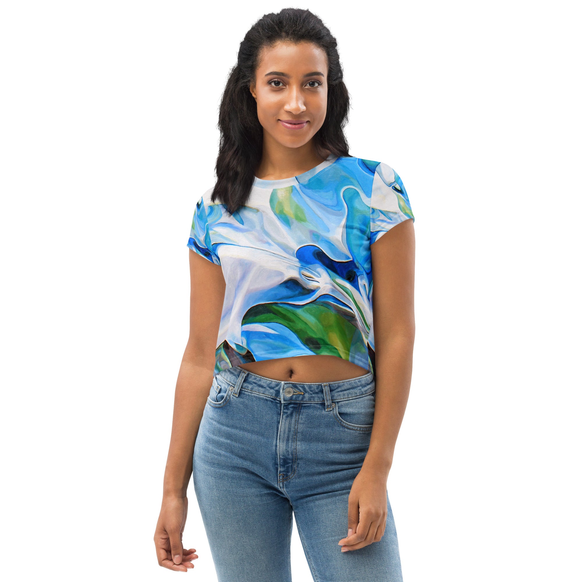 Blissfully Blue Crop Top