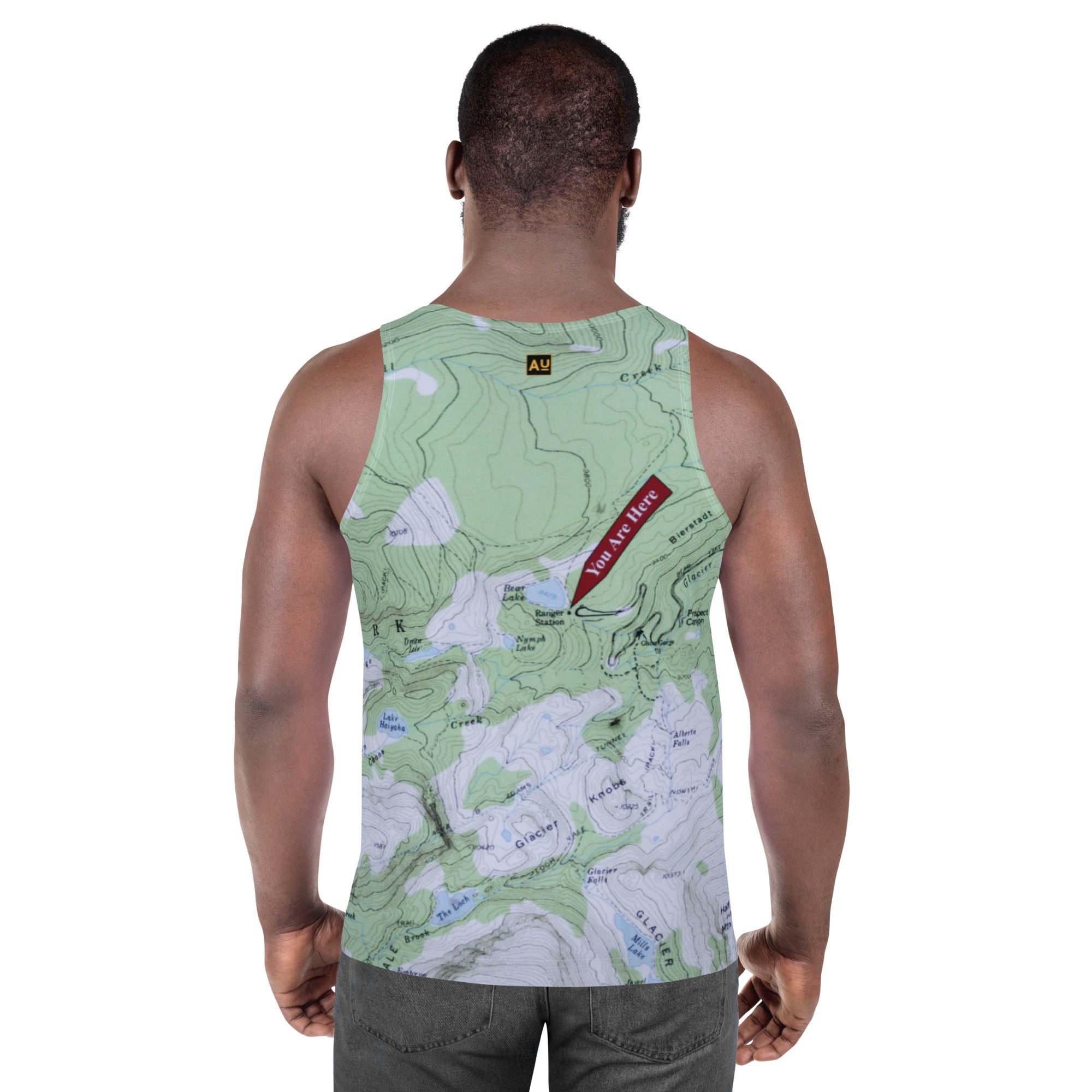 You Are Here Bear Lake Men's Tank Top
