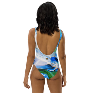Blissfully Blue One-Piece Swimsuit