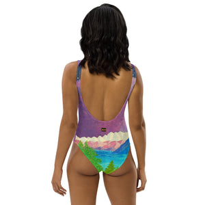 Purple Rogues One-Piece Swimsuit