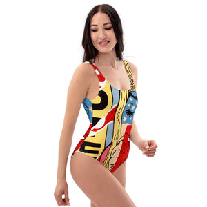 Danger Motel One-Piece Swimsuit