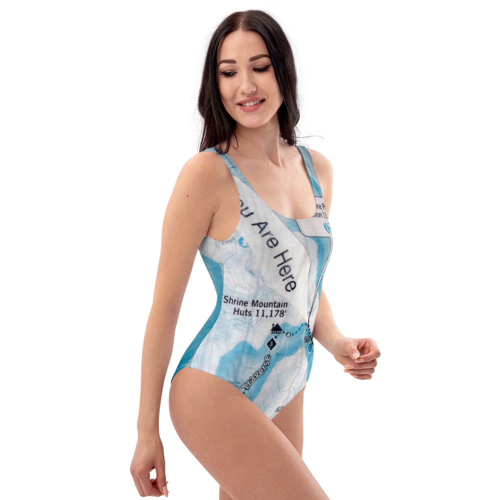 You Are Here Shrine Pass One-Piece Swimsuit