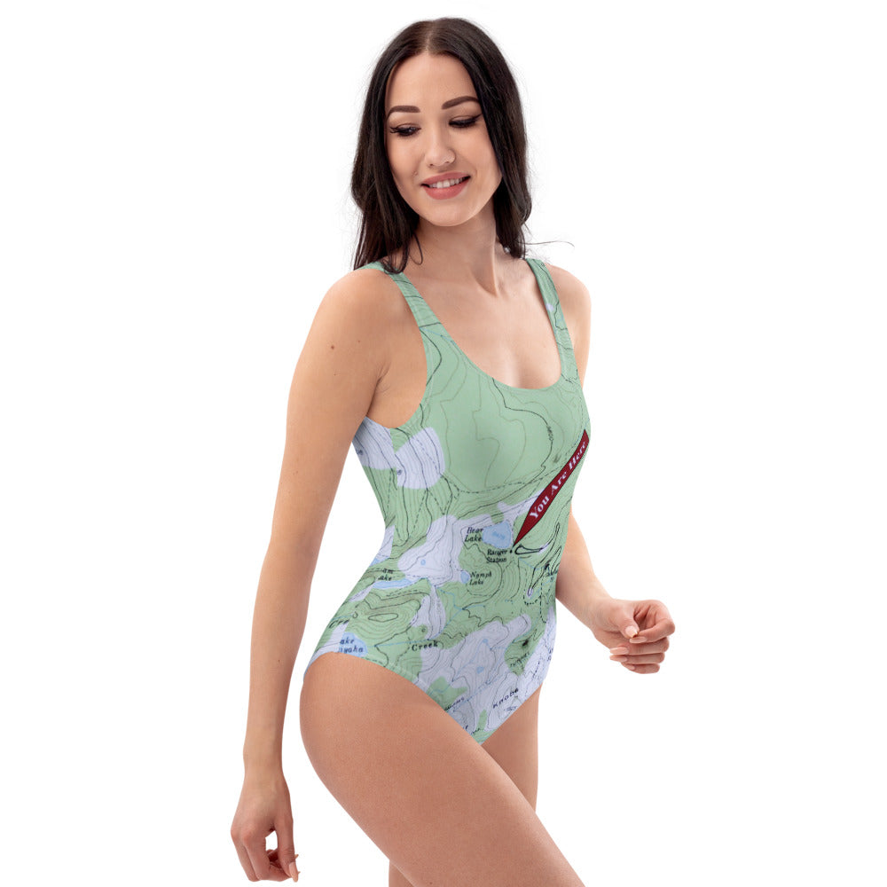 You Are Here Bear Lake One-Piece Swimsuit