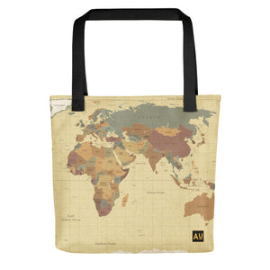 Vintage Global Influence Tote Bag