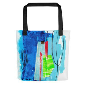 Blue Frequency Tote Bag