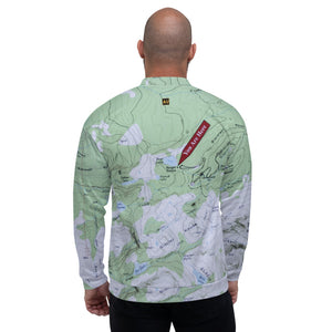 You Are Here Bear Lake  Bomber Jacket