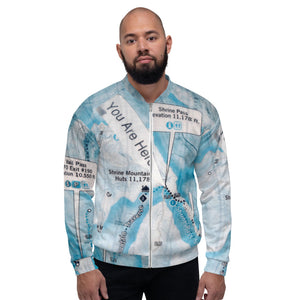 You Are Here Shrine Pass Bomber Jacket