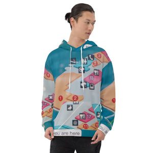You Are Here Airport Map Hoodie