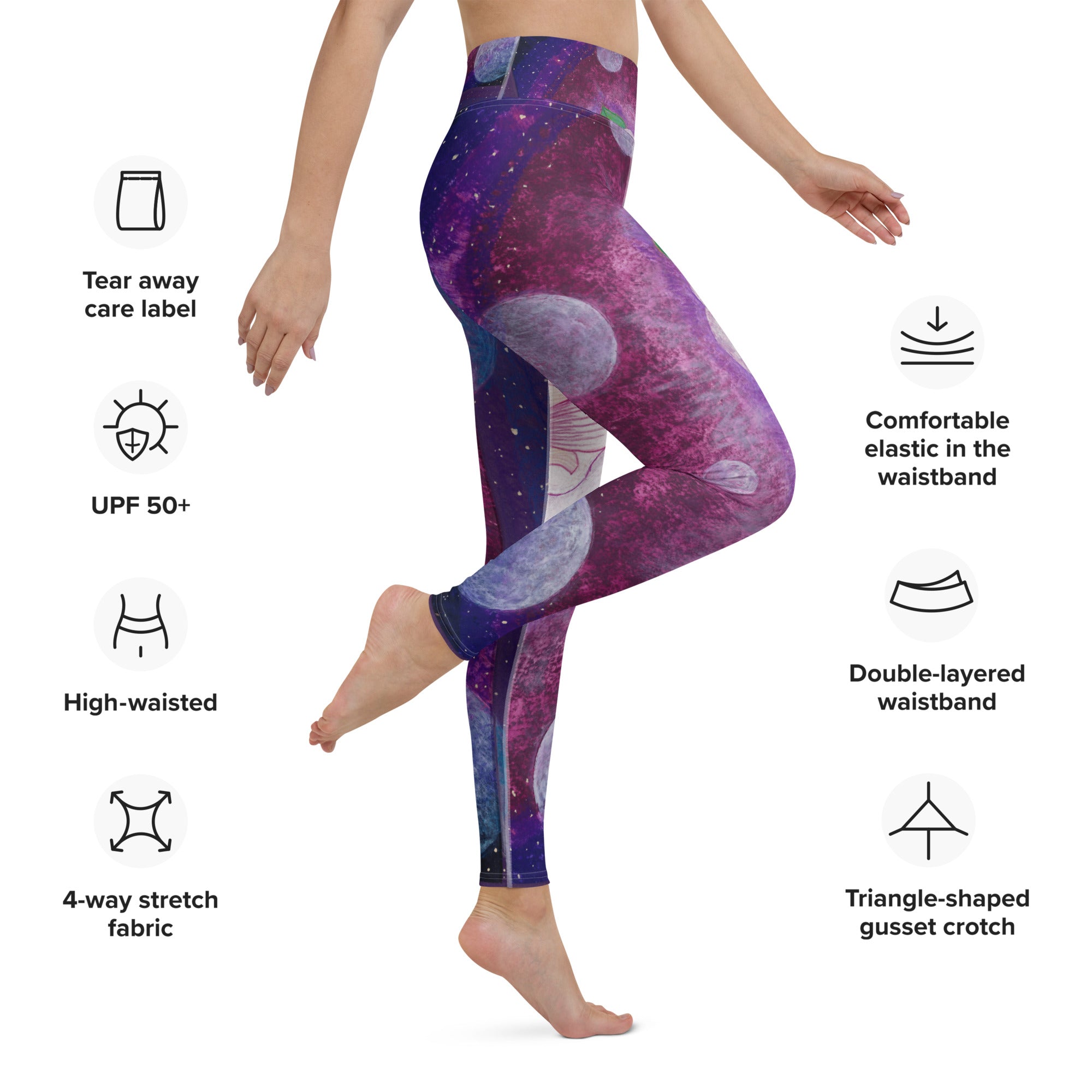 Trillium TriAngel High-Waisted Yoga Leggings