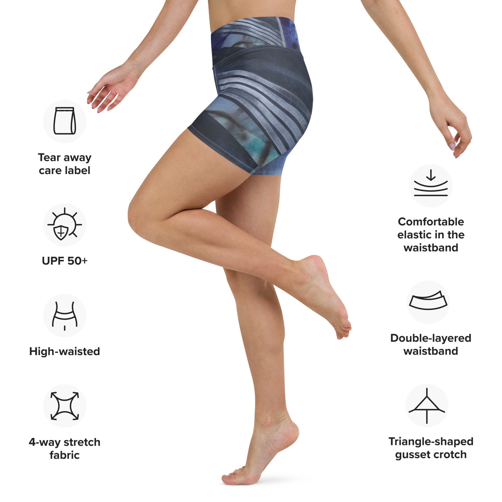 Slip & Slide Yoga Shorts