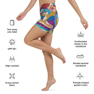 Party Time Yoga Shorts