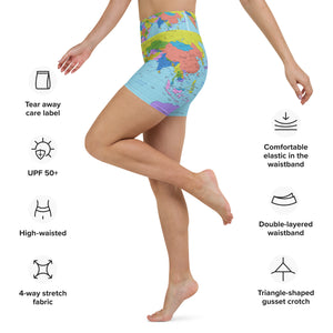 Global Influence Yoga Shorts